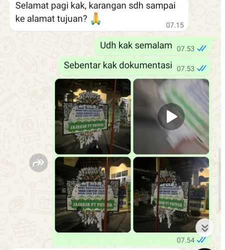 Pengiriman Papan Bunga Selamat Mayangan Legonkulon