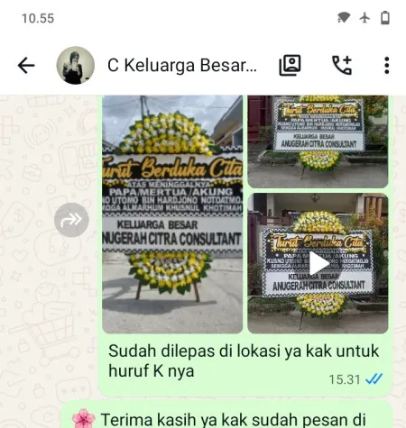 Pengiriman Papan Bunga Duka Mayangan Legonkulon