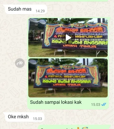 Pengiriman Papan Bunga Mayangan Legonkulon